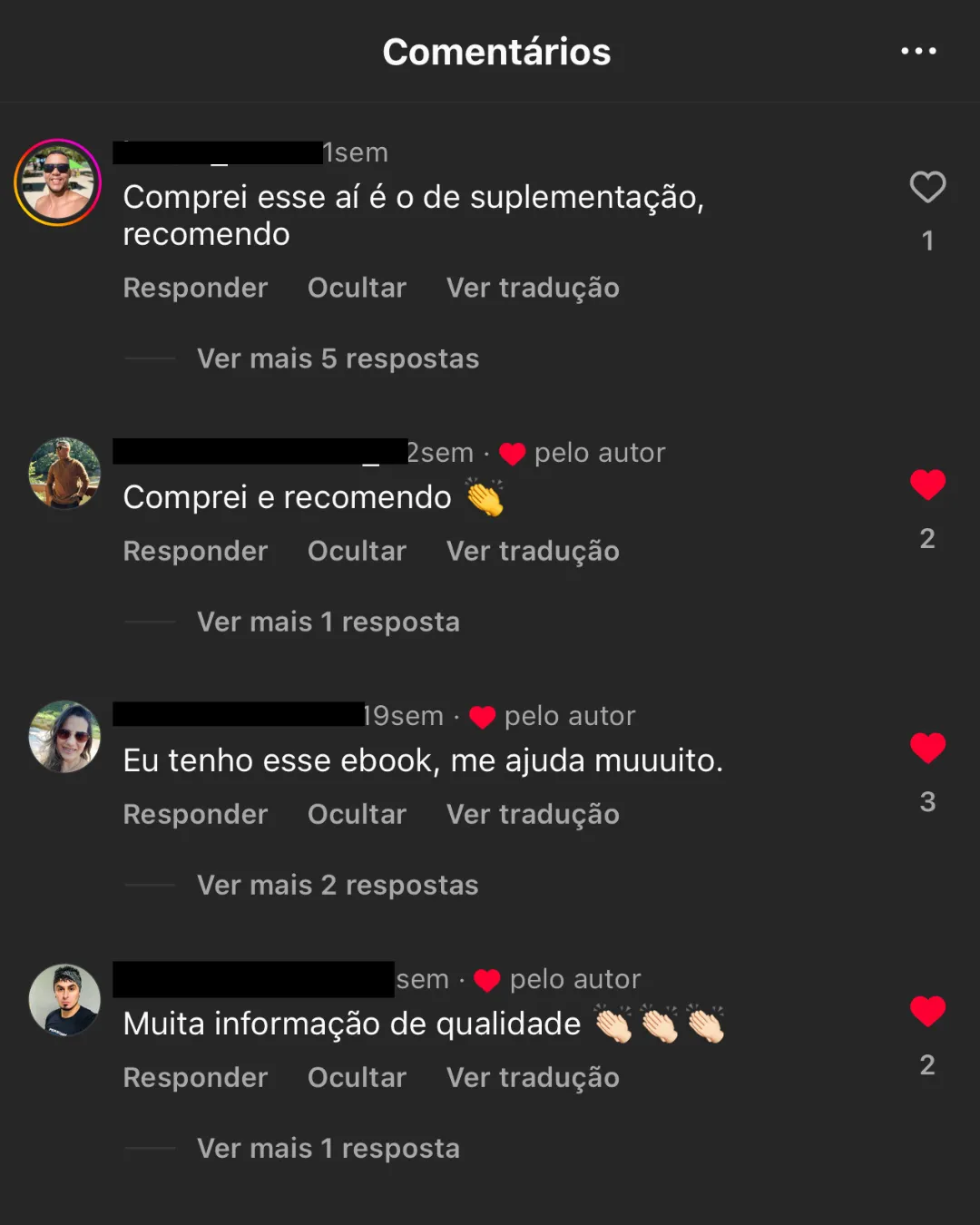 Comentários reais de quem comprou o Manual do Treino Certo